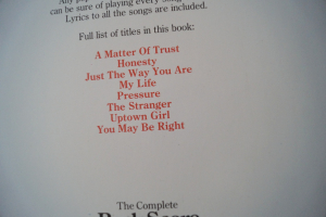 Billy Joel - Rock Score Songbook Notenbuch für Bands (Transcribed Scores)