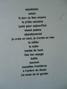 Jean-Louis Aubert - Stockholm Songbook Notenbuch Piano Vocal Guitar PVG