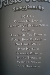 Paolo Nutini - Sunny Side up Songbook Notenbuch Piano Vocal Guitar PVG