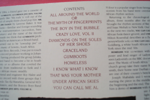 Paul Simon - Graceland Songbook Notenbuch Piano Vocal Guitar PVG