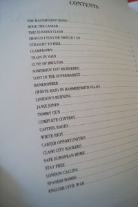 Clash - The Story of the Clash Volume 1 Songbook Notenbuch Vocal Guitar