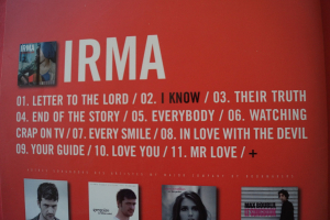 Irma - Letter to the Lord Songbook Notenbuch Piano Vocal Guitar PVG