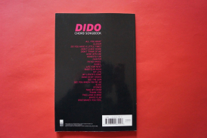 Dido - Chord Songbook Songbook Vocal Guitar Chords
