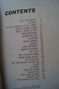 Dido - Chord Songbook Songbook Vocal Guitar Chords