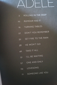 Adele - 21 Songbook Notenbuch Easy Piano Vocal