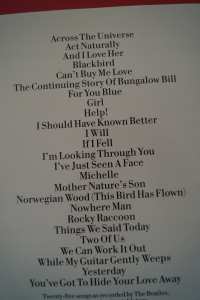 Beatles - For Acoustic Guitar Songbook Notenbuch Vocal Guitar