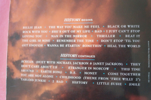 Michael Jackson - History Book 1 Songbook Notenbuch Piano Vocal Guitar PVG