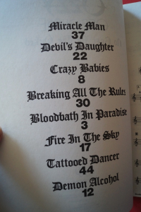 Ozzy Osbourne - No Rest for the Wicked Songbook Notenbuch Vocal Guitar