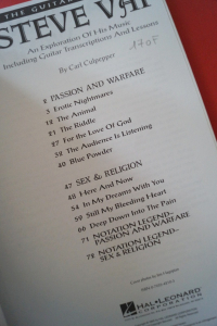 Steve Vai - The Guitar Style of Notenbuch Guitar