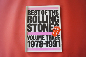 Rolling Stones - Best of Volume 3 Songbook Notenbuch Piano Vocal Guitar PVG