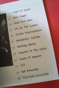 Slayer - Primal Songbook Notenbuch Vocal Guitar