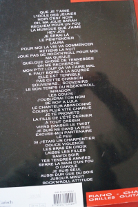 Johnny Hallyday - Grands Interpretes Songbook Notenbuch Piano Vocal Guitar PVG