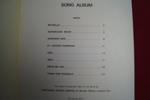 Beatles - Rubber Soul Songbook Notenbuch Piano Vocal Guitar PVG