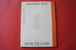 Hank Williams - Greatest Hits Songbook Notenbuch Piano Vocal Guitar PVG