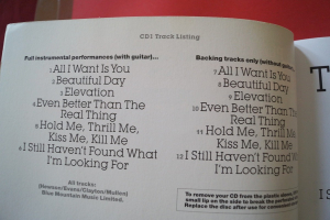 U2 - Play Guitar with (Best of, mit CDs) Songbook Notenbuch Vocal Guitar