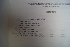 Led Zeppelin - Guitar Styles Songbook Notenbuch Vocal Guitar