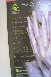 Steve Vai - Alien Love Secrets Songbook Notenbuch Guitar