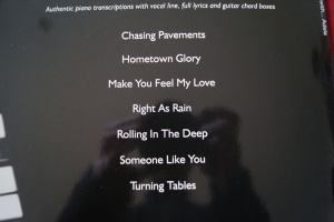 Adele - Play Piano with Songbook Notenbuch Piano Vocal Guitar PVG