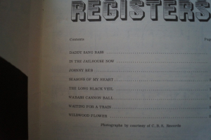 Johnny Cash - Registers Songbook Notenbuch Piano Vocal Guitar PVG