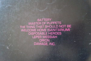 Metallica - Master of Puppets (ohne Poster) Songbook Notenbuch Vocal Easy Guitar