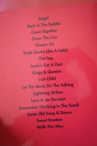 Aerosmith - Best of Songbook Notenbuch Piano Vocal Guitar PVG