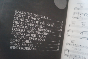 Accept - Balls to the Wall Songbook Notenbuch Piano Vocal Guitar PVG