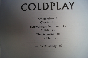Coldplay - Play Piano with (mit CD) Songbook Notenbuch Piano Vocal Guitar PVG