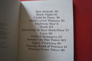 Deep Purple - Nobody´s Perfect Songbook Notenbuch Vocal Guitar