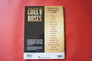 Guns n Roses - Best of (Signature Licks, mit Audiocode) Songbook Notenbuch Guitar