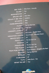 Marcus Miller - Best of Songbook Notenbuch Bass