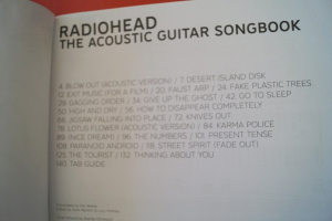 Radiohead - The Acoustic Guitar Songbook Songbook Notenbuch Vocal Guitar