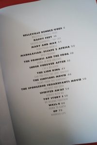 Hit Songs from Animated Movies Songbook Notenbuch Piano Vocal Guitar PVG