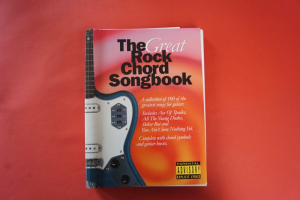 The Great Rock Chord Songbook Songbook Vocal Guitar Chords