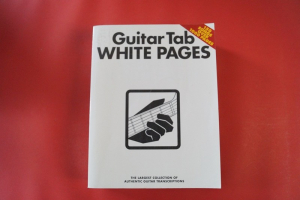 Guitar Tab White Pages Songbook Notenbuch Vocal Guitar