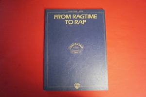 From Ragtime to Rap Songbook Notenbuch Piano Vocal Guitar PVG