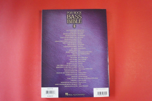 Pop / Rock Bass Bible Songbook Notenbuch Vocal Bass