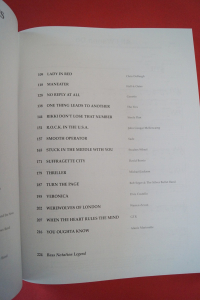 Pop / Rock Bass Bible Songbook Notenbuch Vocal Bass