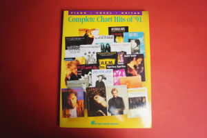 Complete Chart Hits of 91 Songbook Notenbuch Piano Vocal Guitar PVG