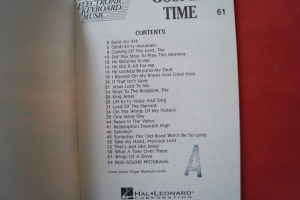 Gospel Time Songbook Notenbuch Easy Keyboard Vocal