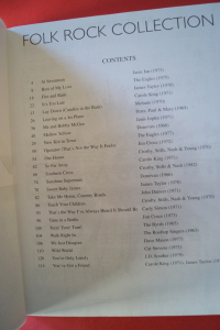 Folk Rock Collection Songbook Notenbuch Piano Vocal Guitar PVG