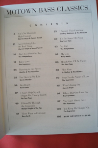 Motown Bass Classics Songbook Notenbuch Vocal Bass