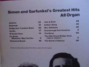 Simon and Garfunkel - Greatest Hits Songbook Notenbuch Vocal Organ