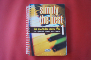 Simply the Best 1 (Grossformat) Songbook Notenbuch Piano Vocal Guitar PVG