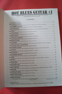 Hot Blues Guitar No. 1 Songbook Notenbuch Vocal Guitar