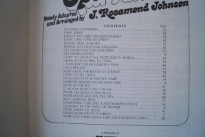 Album of Negro Spirituals Songbook Notenbuch Piano Vocal