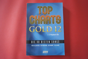 Hage Top Charts Gold Band 12 (mit 2 CDs) Songbook Notenbuch Piano Vocal Guitar PVG