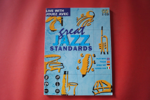 Live with Great Jazz Standards (mit 2 CDs) Songbook Notenbuch für diverse Instrumente