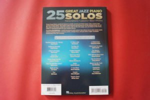 25 Great Jazz Piano Solos (mit Audiocode) Songbook Notenbuch Piano