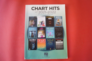Chart Hits of 2021-2022 Songbook Notenbuch Vocal Easy Guitar
