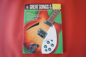 Great Songs of the 60s for Guitar Songbook Notenbuch Vocal Guitar